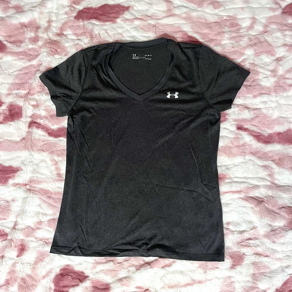 Gray Under Armour Athletic Shirt